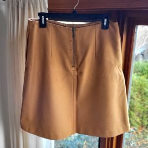 A-line, wool, camel skirt from Boden.